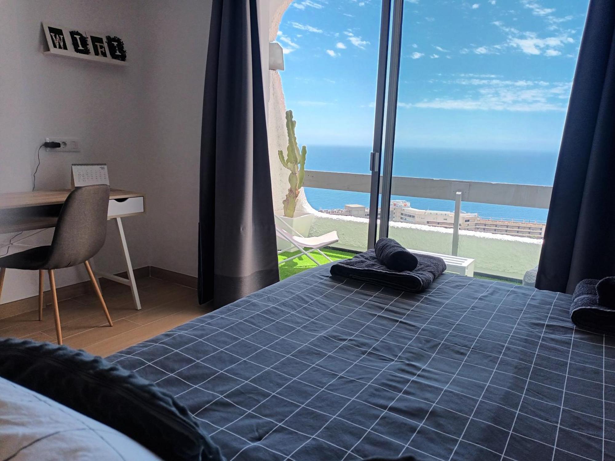 Modern Open-Plan Studio With Terrace And Sea View Tabaiba Zewnętrze zdjęcie
